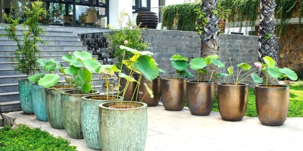 Outdoor Pottery Planters 4seas 1000